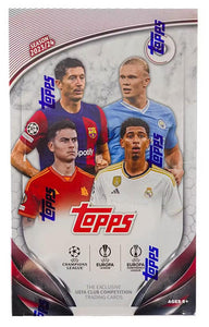 2023/24 Topps UEFA Competitions Club Soccer Hobby Box 2023/24 TOPPS UEFA COMPETITIONS CLUB SOCCER HOBBY BOX