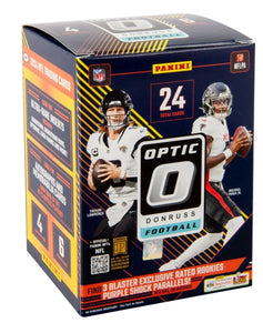 2024 Panini Donruss Optic Football 6-Pack Blaster Box (Purple Shock)
