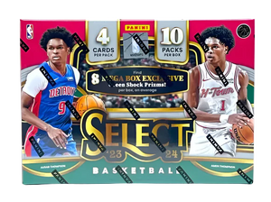 2023/24 Panini Select Basketball Hobby Mega Box (Green Shock Prizms)