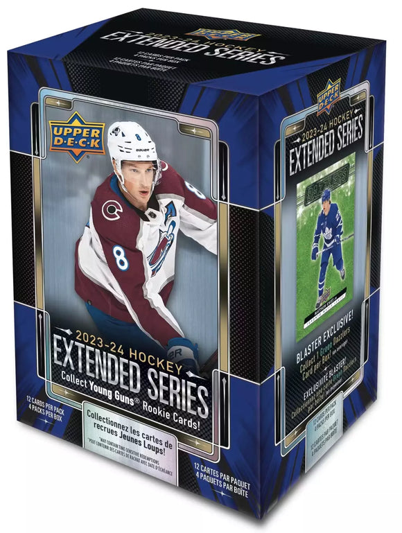 2023/24 Upper Deck Extended Series Hockey 4-Pack Blaster Box