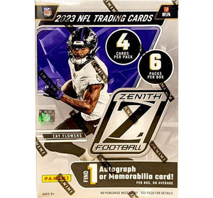 2023 Panini Zenith Football 6-Pack Blaster Box