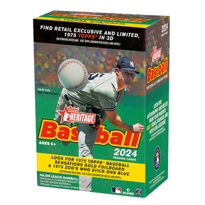 2024 Topps Heritage Baseball 8-Pack Blaster Box