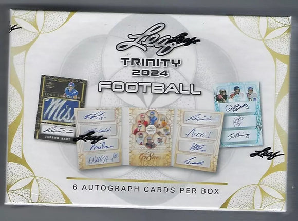 2024 Leaf Trinity Football Hobby Box