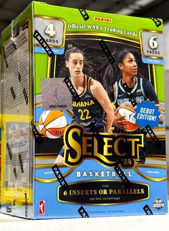 2024 Panini Select WNBA Basketball 6-Pack Hobby Blaster Box(Green Ice)