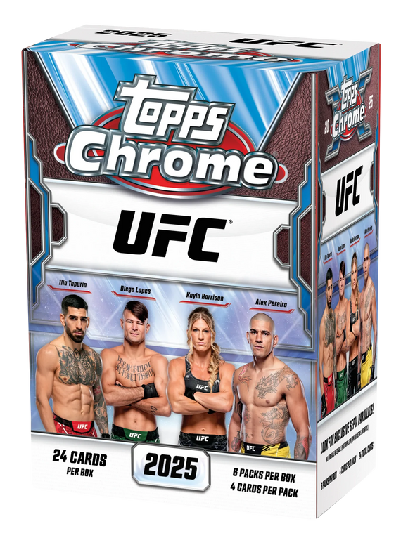 2025 Topps Chrome UFC 6-Pack Blaster Box
