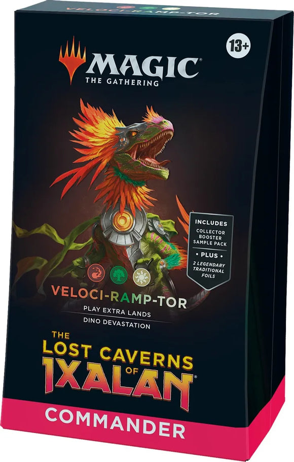The Lost Caverns of Ixalan Commander Deck - Veloci-Ramp-Tor - Commander