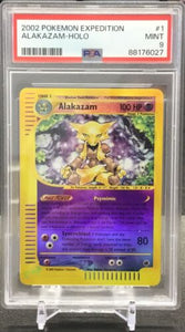 2002 Pokémon Expedition Alakazam Holo #1 PSA 9 Mint