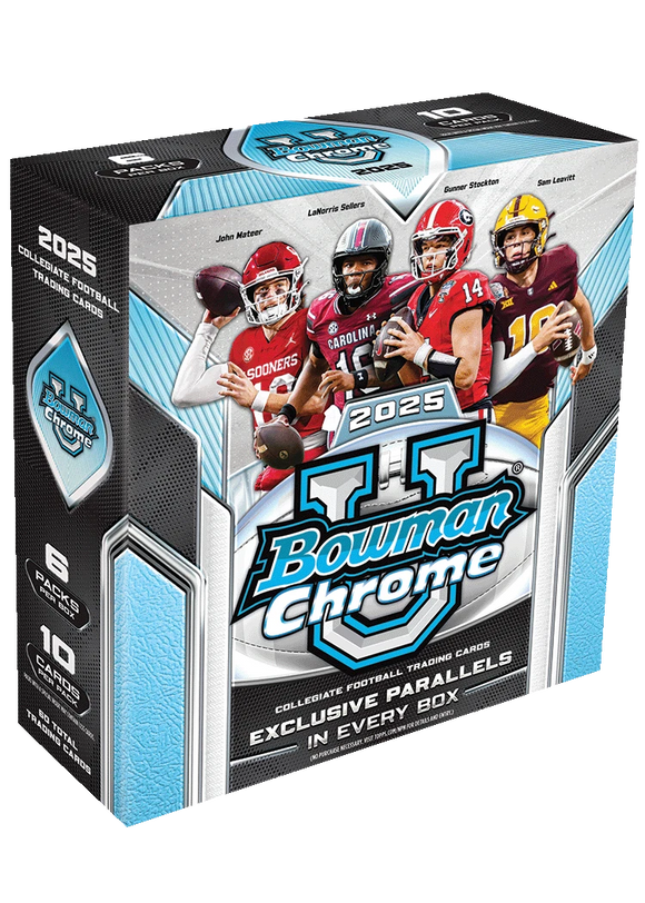2025 Bowman University Chrome Football Mega Box