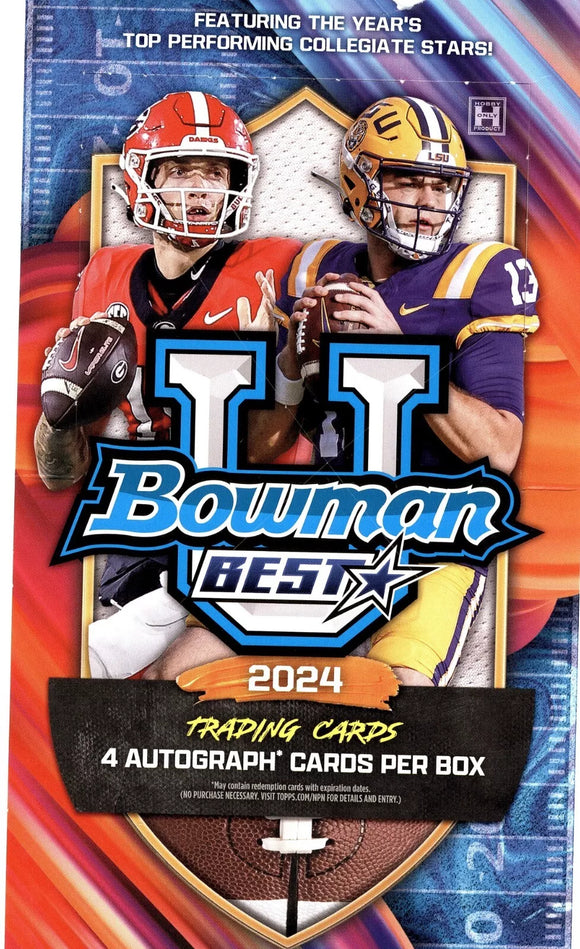 2024 Bowman University Best Football Hobby Box