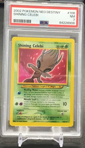 2002 Pokémon Neo Destiny Shining Celebi #106 PSA 7 NM