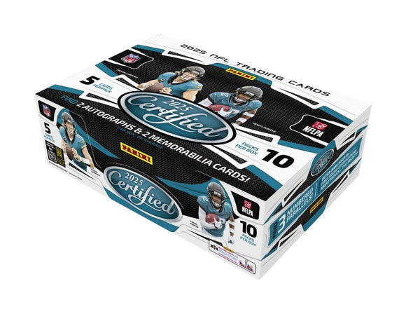 2025 Panini Certified Football Hobby Box