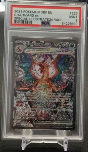 2023 Pokémon OBF EN Charizard Ex Special Illustration Rare #223 PSA 9 Mint