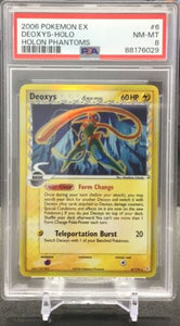 2006 Pokémon EX Deoxys Holo Holon Phantoms #6 PSA 8 NM-MT