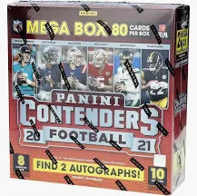 2021 Panini Contenders Football Mega Box (Orange Parallels!) (Fanatics)