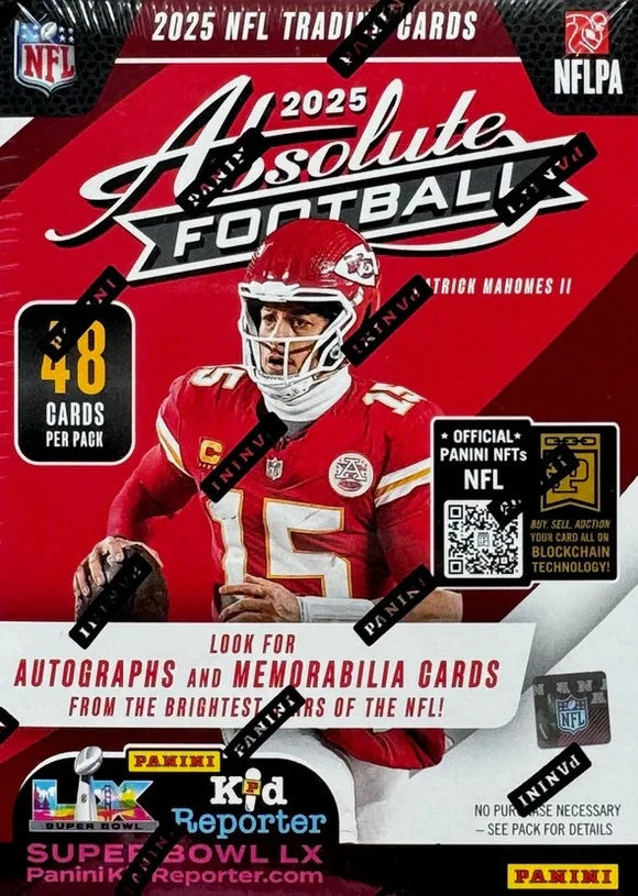 2025 Panini Absolute Football 6-Pack Hobby Blaster Box