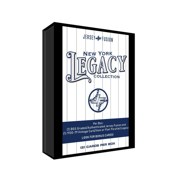 2025 Jersey Fusion New York Legacy Collection Baseball Hobby Box