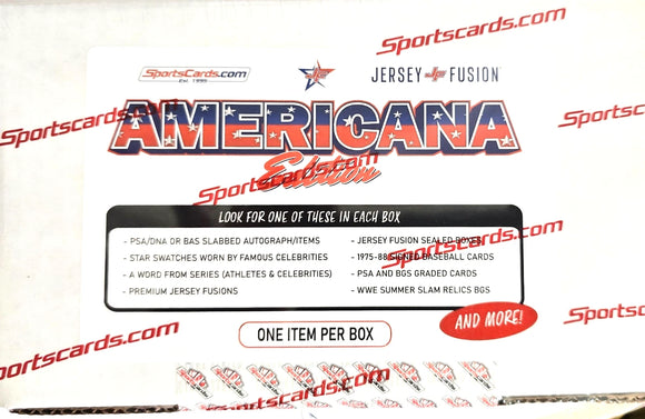 2025 Jersey Fusion Americana Edition Hobby Box
