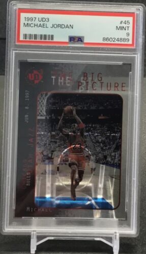 1997 Upper Deck UD3 Michael Jordan The Big Picture #45 PSA 9 Mint