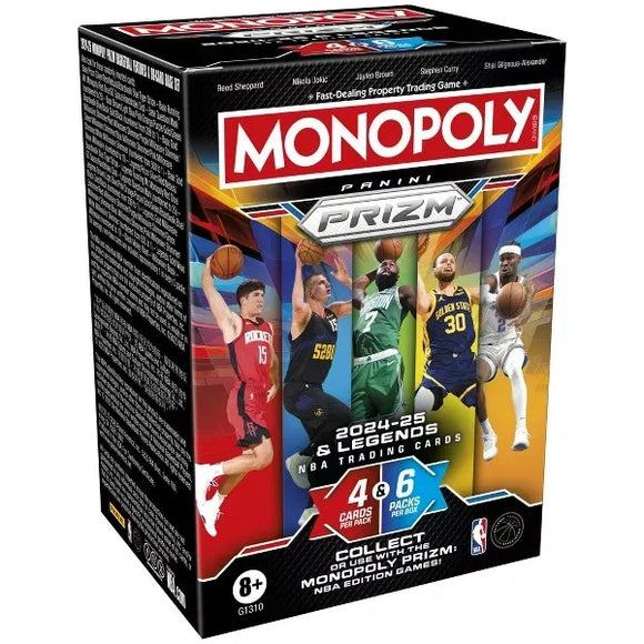 2024/25 Panini Prizm Monopoly Basketball 6-Pack Blaster Box (Millionaire Black Inserts!)