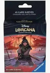 Disney Lorcana Rise of the Floodborn Card Sleeves - Mulan (65ct)