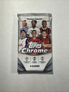 2024-25 Topps Chrome Soccer UEFA Pack