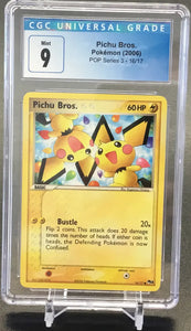 2006 Pokémon Pichu Bros #16 POP Series 3 CGC 9 Mint