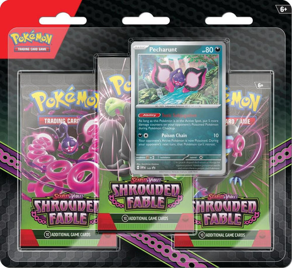 Pokemon Shrouded Fable 3 Pack Blister