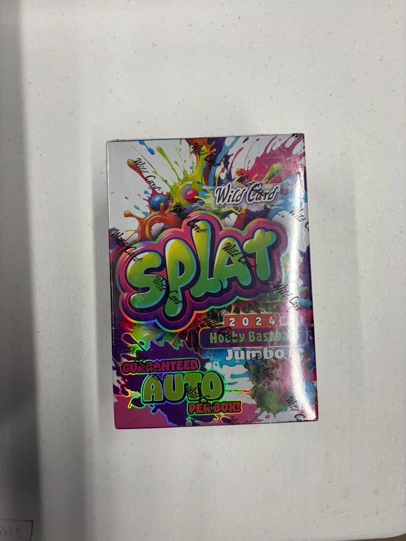 2024 Wild Card Splat Baseball Jumbo Box