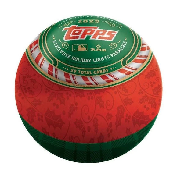 2025 Topps Holiday Baseball Tin